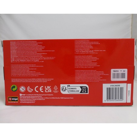 BURAGO 1:24 FERRARI PUROSANGRE