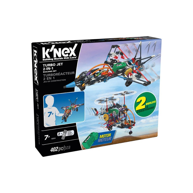 KNEX  TURBO JET 2-IN-1 BUILD