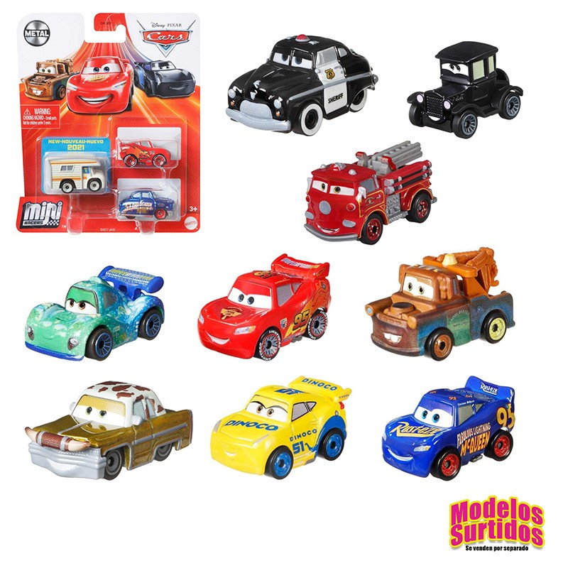 CARS MINIS SURTIDO PACK 3 COCH