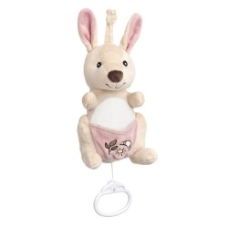 PELUCHE MUSICAL CANGURO ROSA