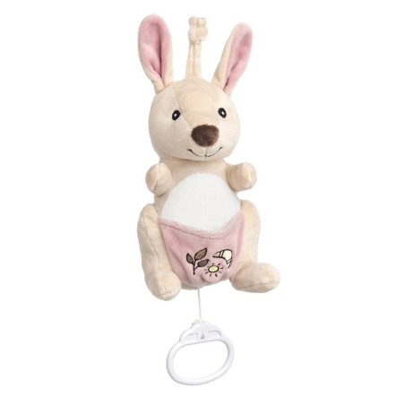 PELUCHE MUSICAL CANGURO ROSA