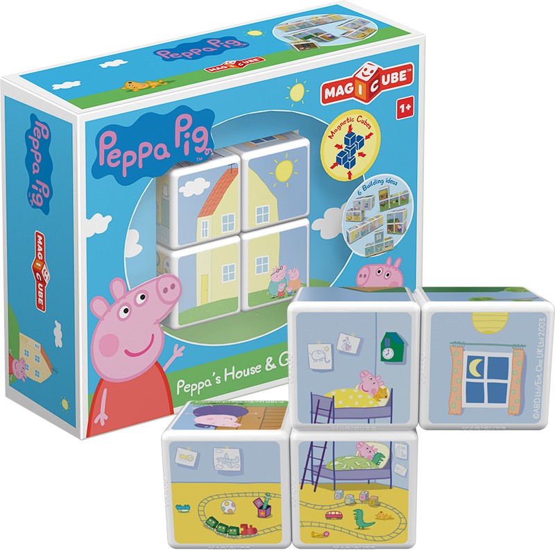 MAGICUBE PEPPA PIG HOUSE & GAR