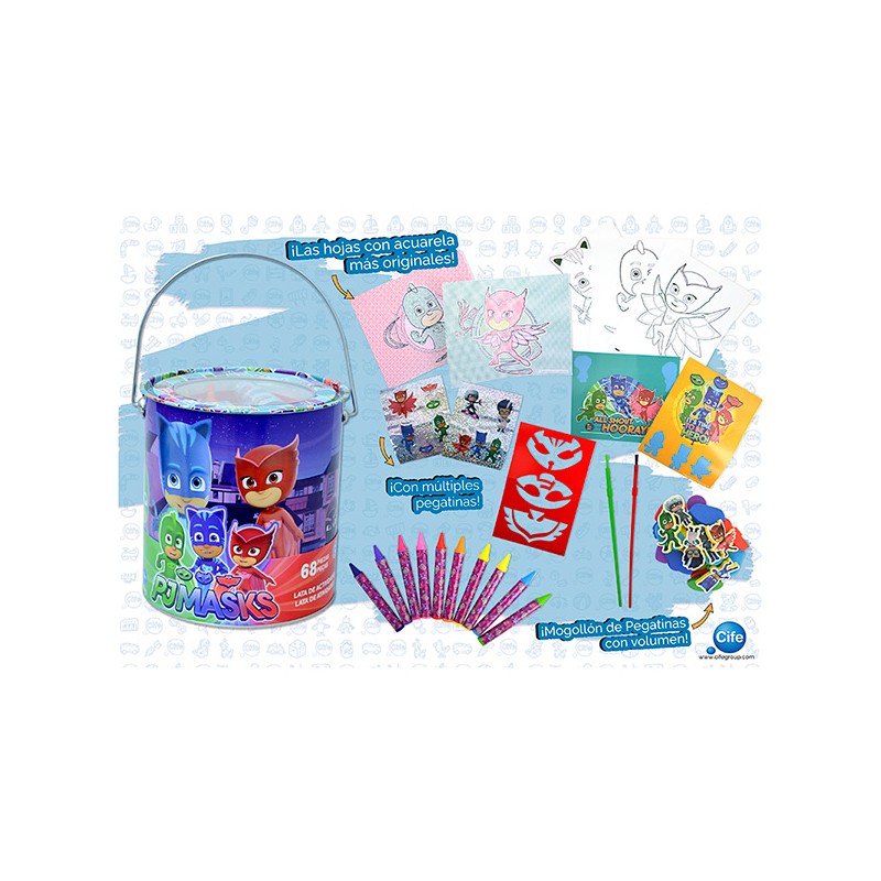 LATA DE ACTIVIDADES PJ MASK