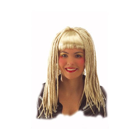 PELUCA AFRO TRENZAS RUBIA