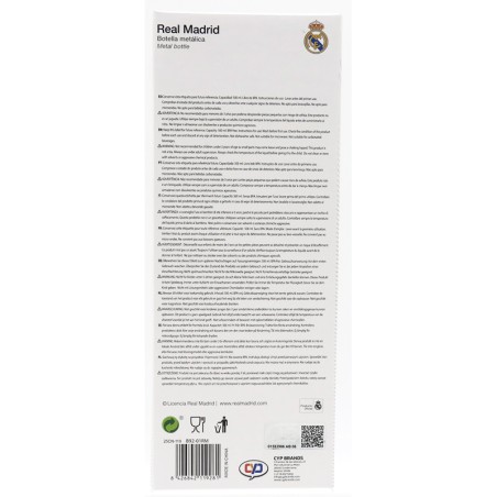 REAL MADRID BOTELLA AZUL CON C
