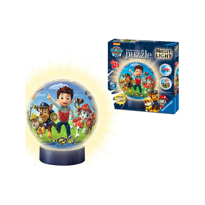PUZZLEBALL LAMPARA 72P PAW PAT