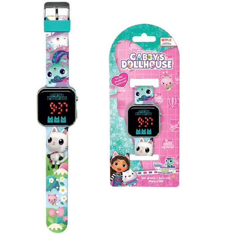 RELOJ LED GABBYS DOLLHOUSE