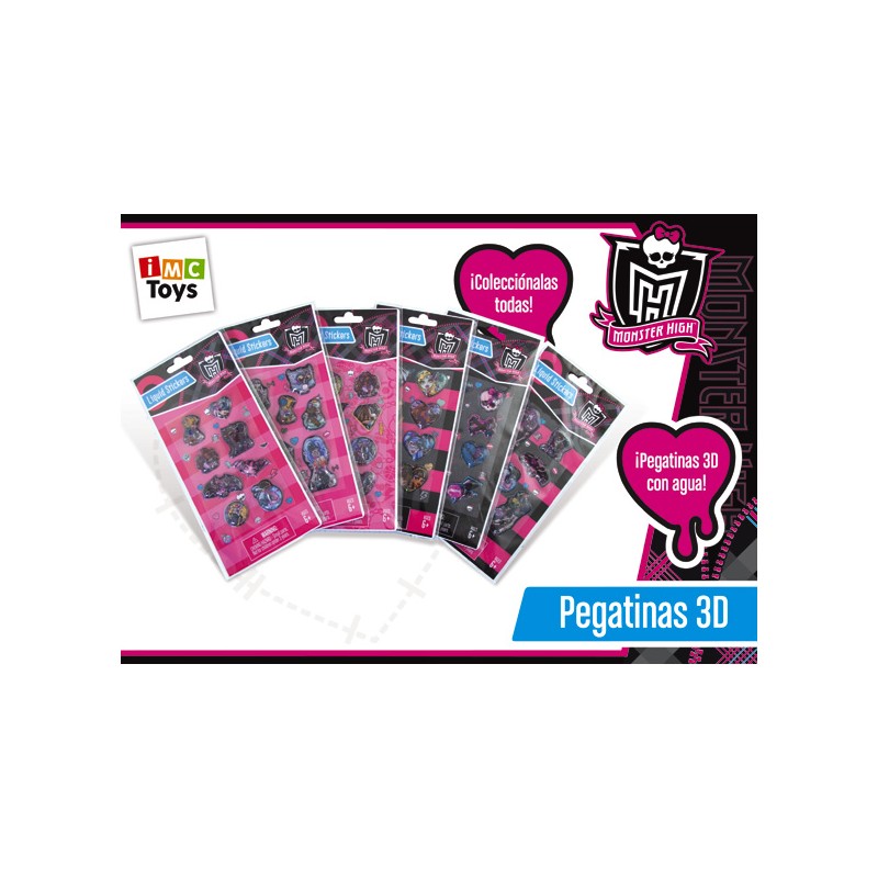 MONSTER H. PEGATINAS 3D