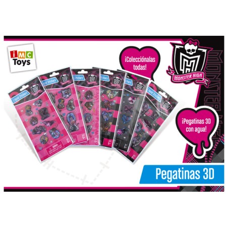 MONSTER H. PEGATINAS 3D