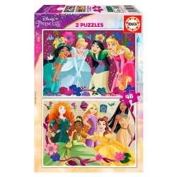 PUZZLE 2x48P DISNEY PRINCESS