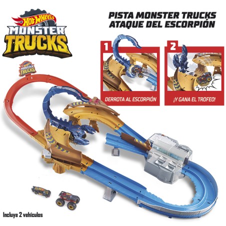 PISTA MONSTER TRUCKS ATAQUE DE