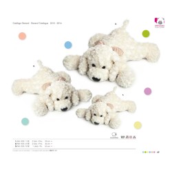 PELUCHE PERRO YAKO BEIGE 55 CM