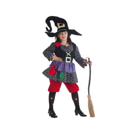 DISFRAZ INF BRUJA COLORINES