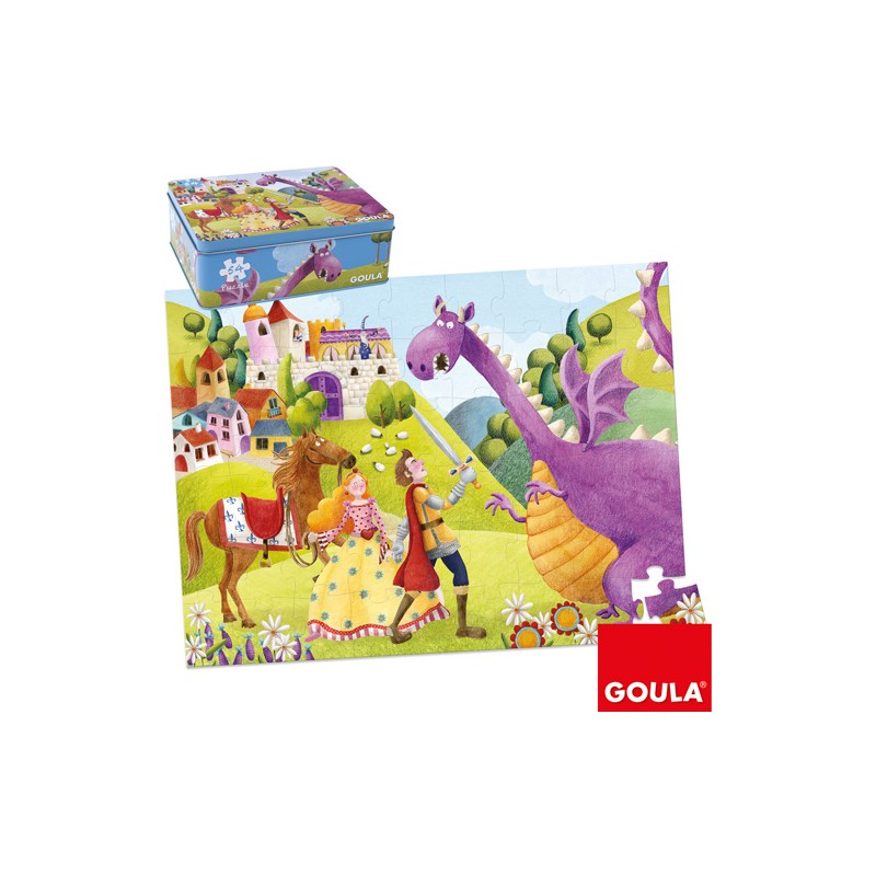 PUZLE 54 PCS PRINCIPE Y DRAGON