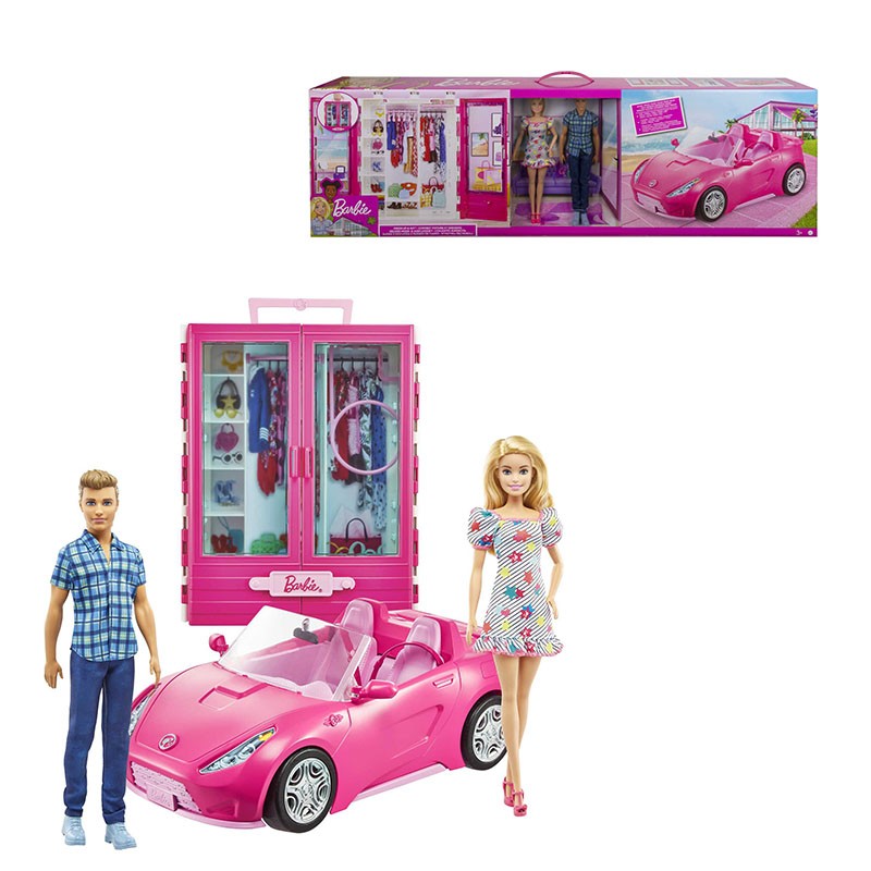 BARBIE MUÑECAS ARMARIO Y DESCA