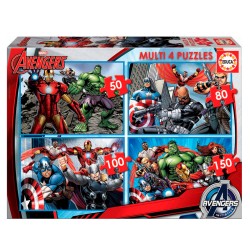 PUZZLE MULTI 4 PUZZLES 50P+