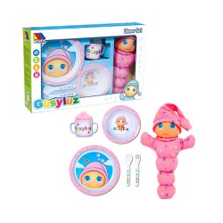 VAJILLA 6PCS ROSA + GUSY