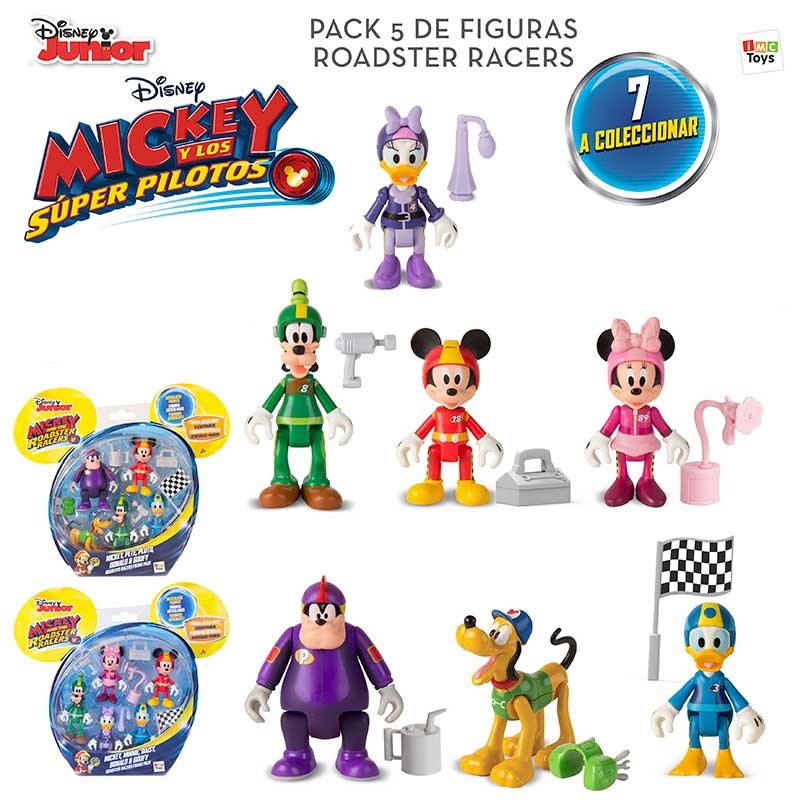 PACK 5 MICKEY ROADSTER RACERS