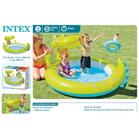 PISCINA COCODRILO PULVERIZADOR