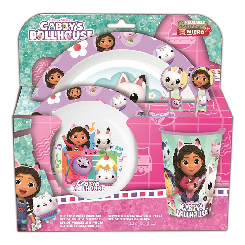 SET MICRO KIDS 5 PCS GABBY DOL