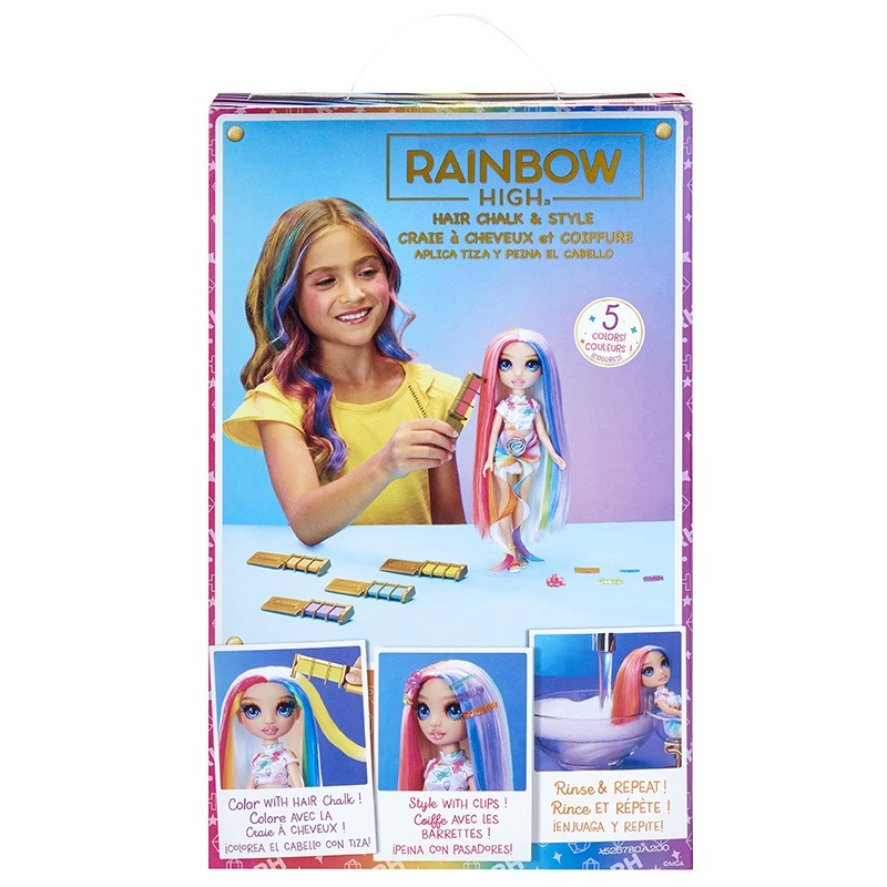 RAINBOW HIGH HAIR CHALK & STYL