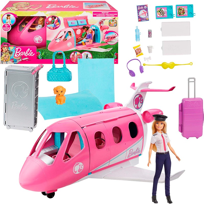 BARBIE AVION DE BARBIE CON PIL