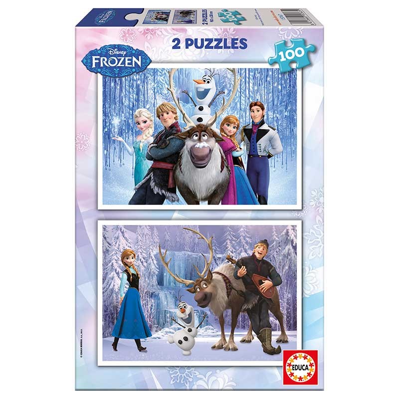 PUZZLE 2X100P FROZEN