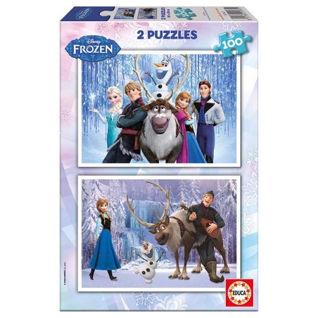 PUZZLE 2X100P FROZEN