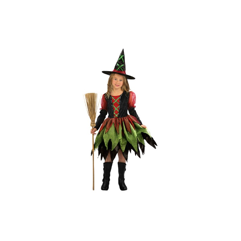 DISFRAZ BRUJITA COLORES 10-12