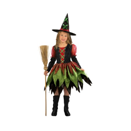 DISFRAZ BRUJITA COLORES 10-12