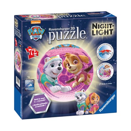 PUZZLEBALL LAMPARA 72P PAW PAT