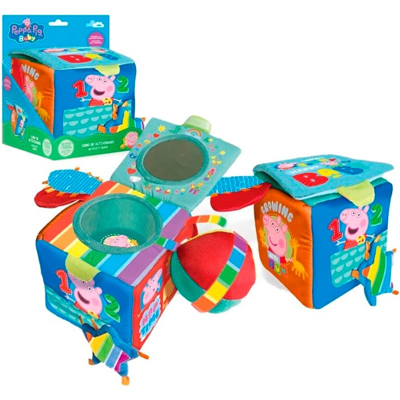 PEPPA PIG CUBO TEXTURAS y ACTI