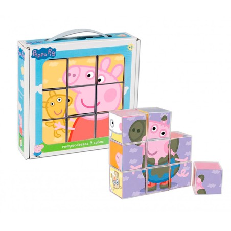 ROMPECABEZAS PEPPA PIG 9 CUBOS