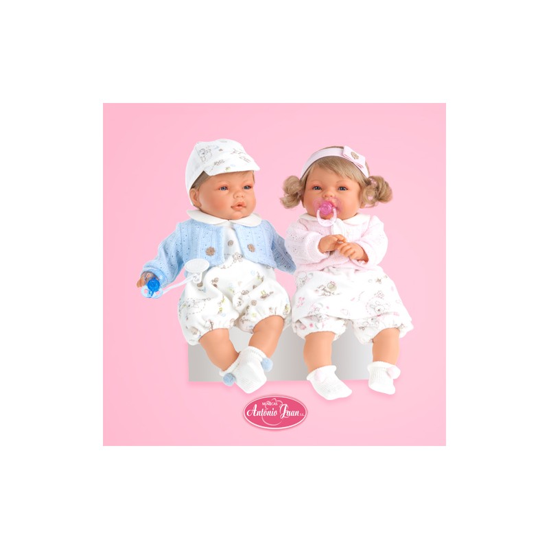 BIMBA Y BIMBO 37Cm LLORO