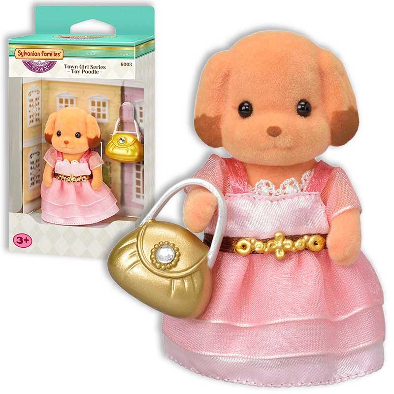 SYLVANIAN TOWN NIÑA PERRO CANI