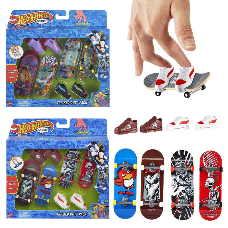 HOTWHEELS SKATE PACK 4 SURTIDO