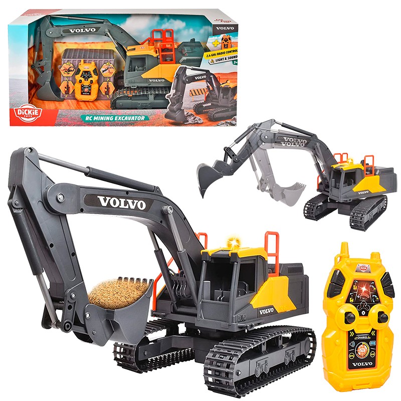 RC EXCAVADORA VOLVO LUZ Y SONI