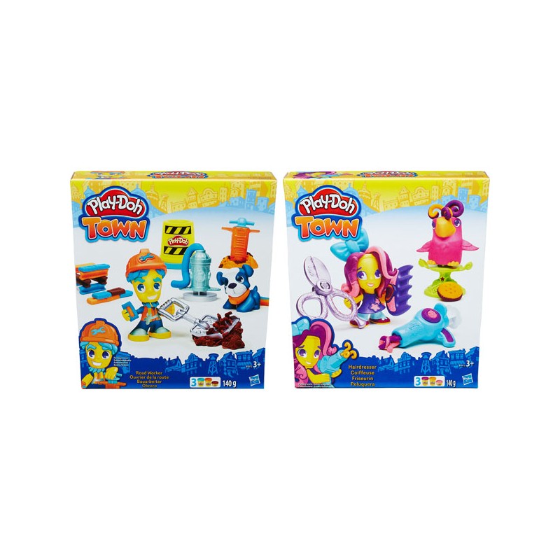 PLAYDOH TOWN FIGURA Y MASCOTA
