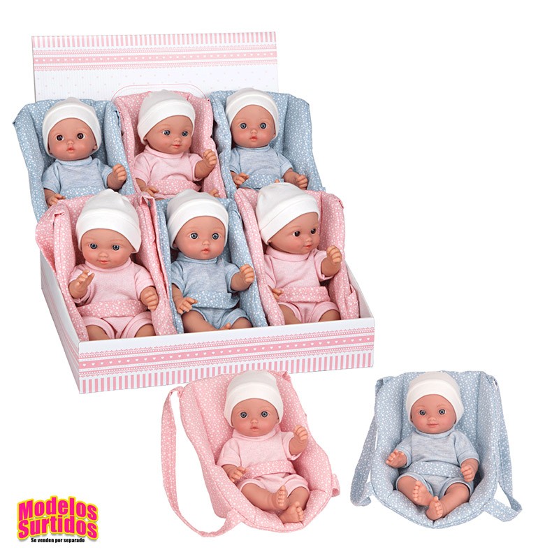 MUÑECA CALIN 26 CM.C/PORTABEBE