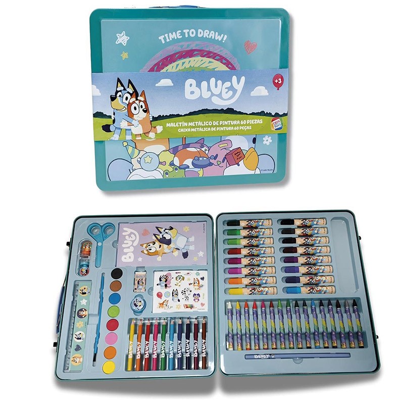 BLUEY MALETIN METALICO DE PINT