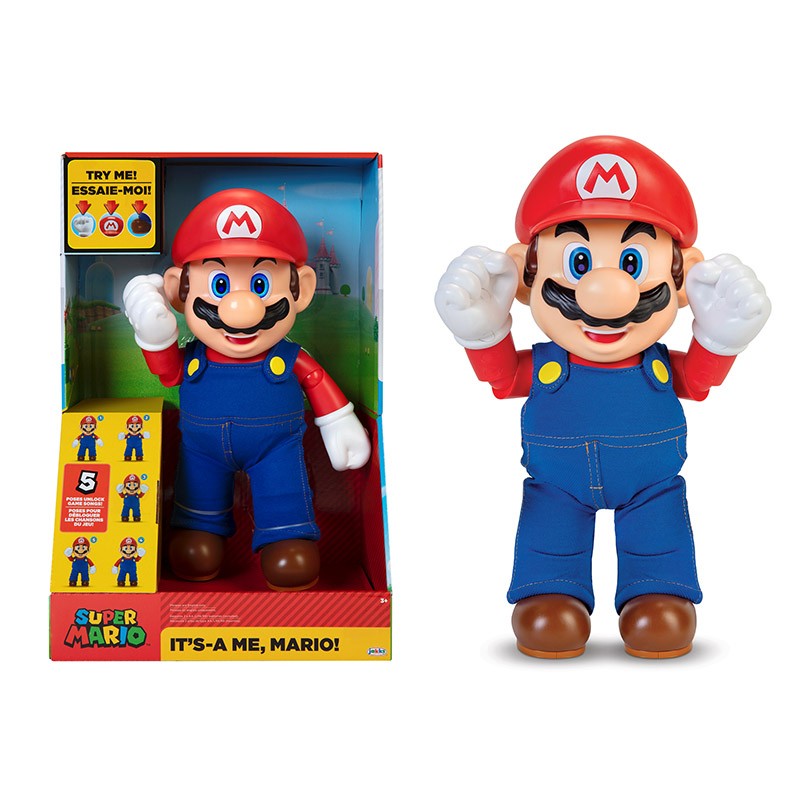 FIGURA 36 CM SUPER MARIO ITS A ME MARIO!