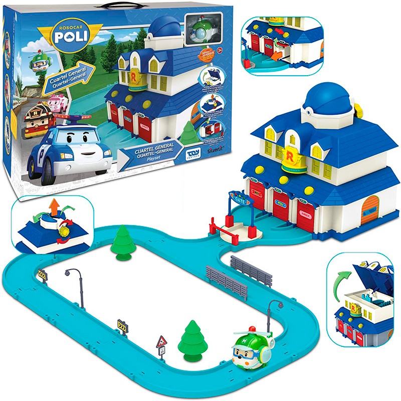 ROBOCAR POLI HEADQUARTER PLAYS