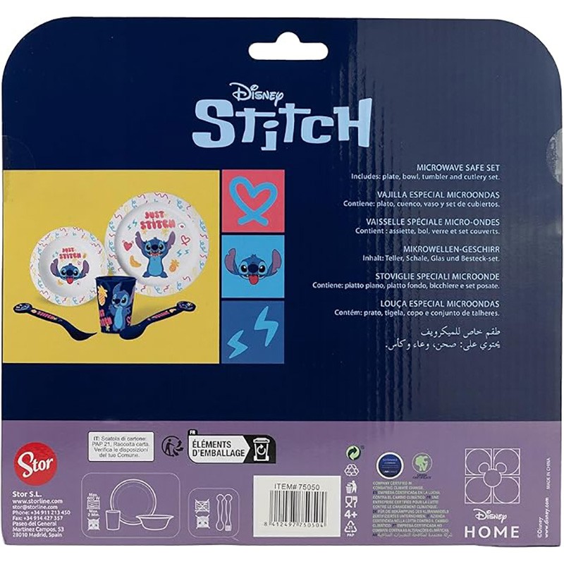 SET MICRO KIDS 5 PCS STITCH PALMS