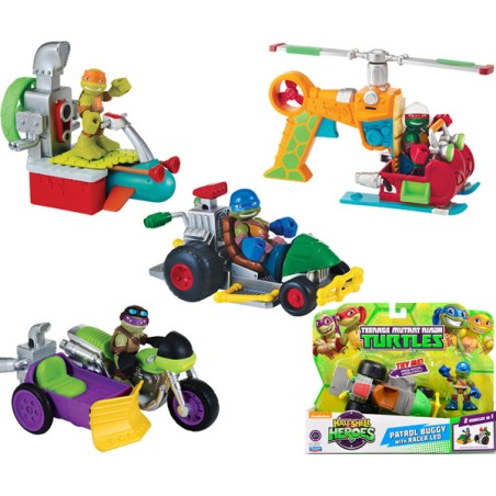 TORTUGAS NINJA VEHICULO + FIGU