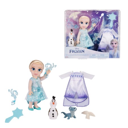 MUÑECA PRINCESA ELSA 15CM SET