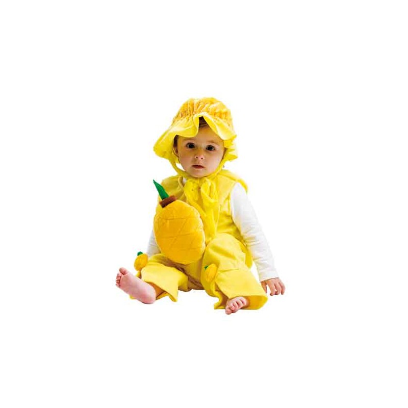 DISFRAZ BEBE PIÑA T.3-12MESES
