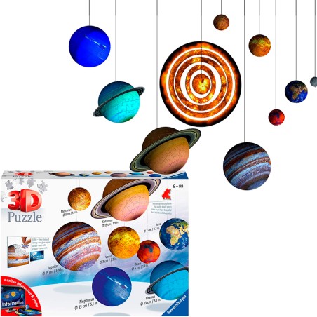 PUZZLE 3D EL SISTEMA PLANETARI