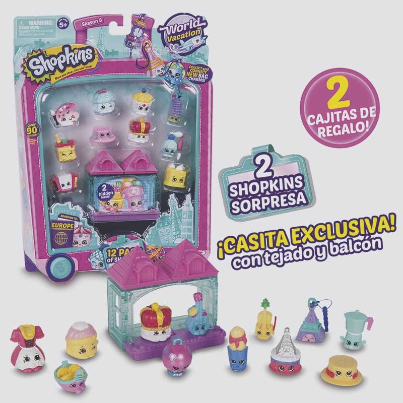 SHOPKINS S8 BLISTER 12 SHOPKIN