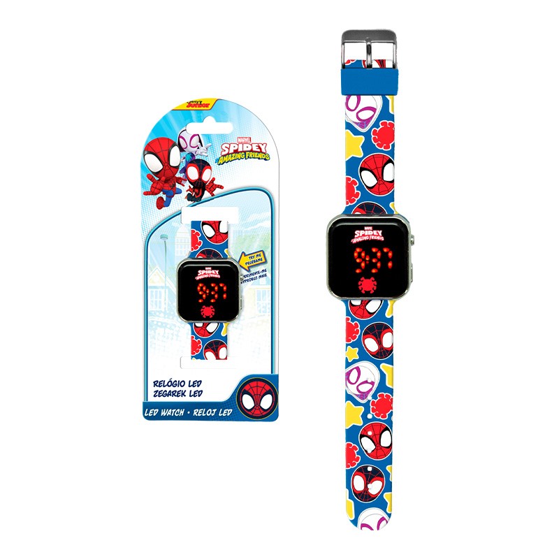RELOJ LED SPIDEY