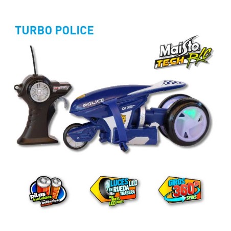 RADIO CONTROL MOTO TURBO POLIC